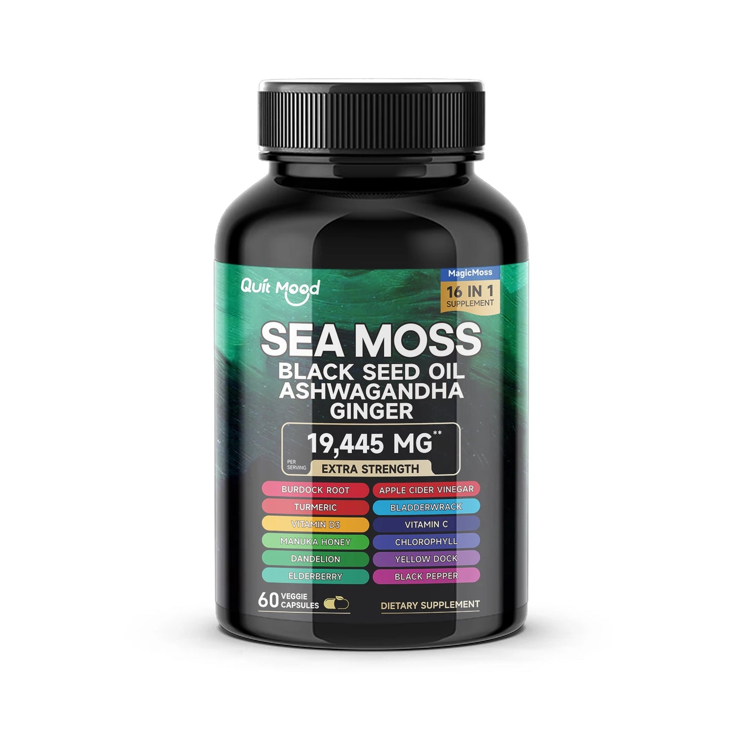 Sea Moss and Shilajit Bundle 120 capsules