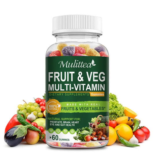 Mulittea Natural Vegetable & Fruit Gummies